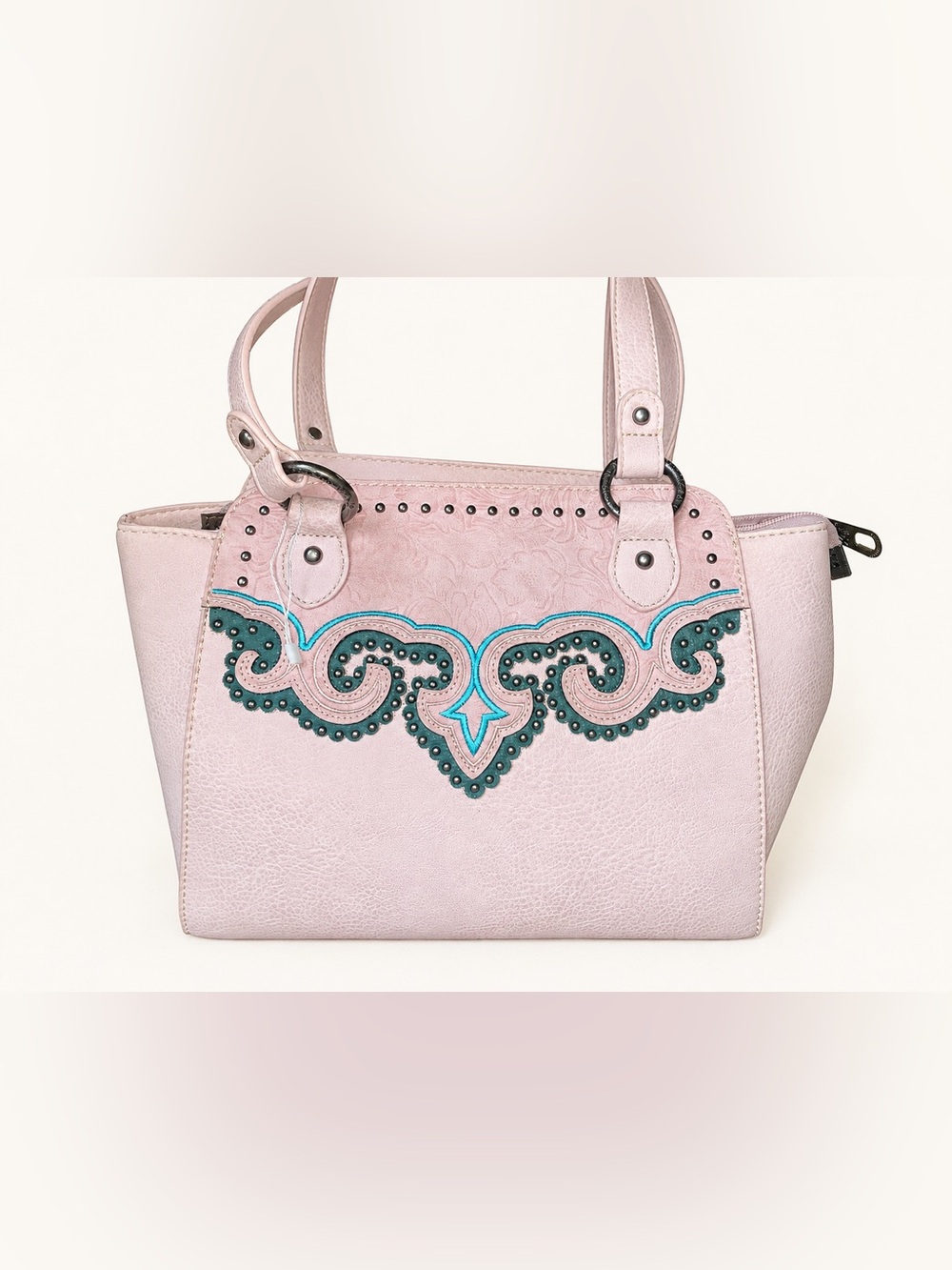 American Bling by Montana West Faux Leather Purse | NEW | Pale Pink Western Bag